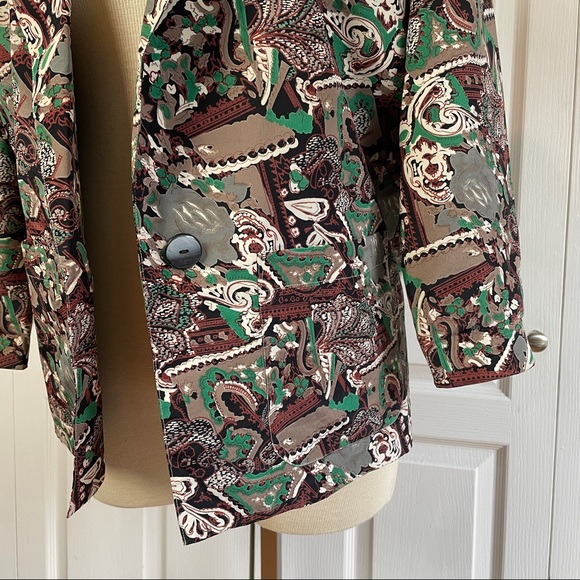 Abstract Print Blazer - Picture 5 of 10